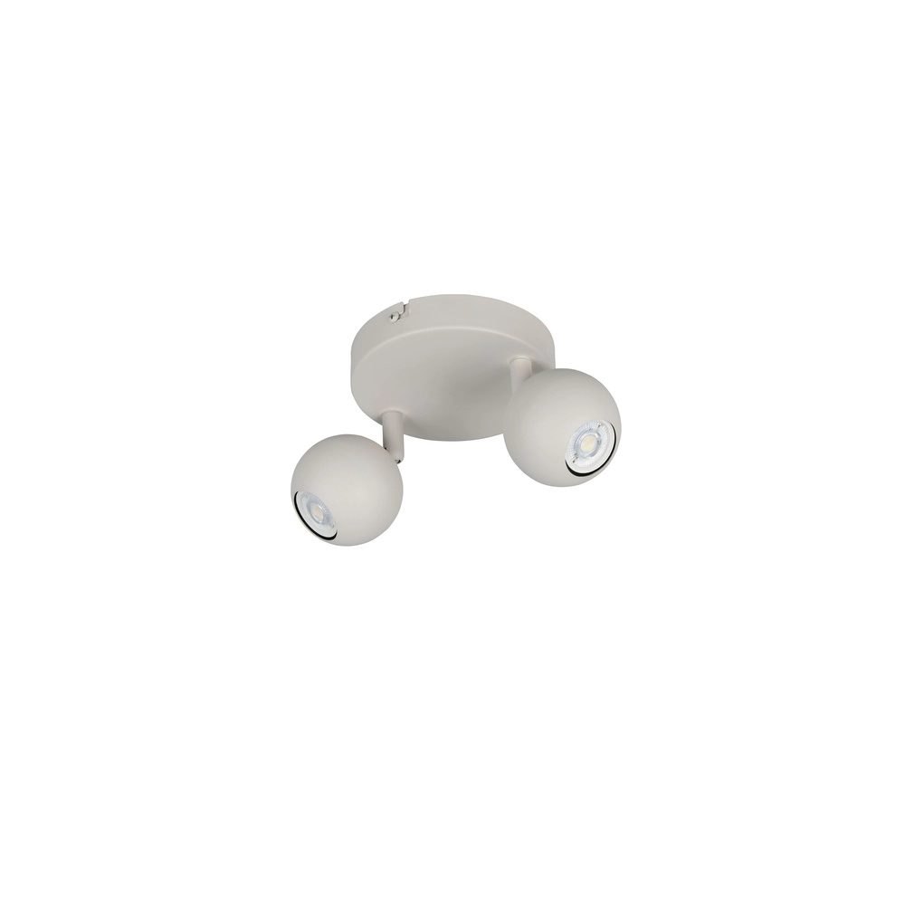Surface-mounted spot Enaro 2-light grey