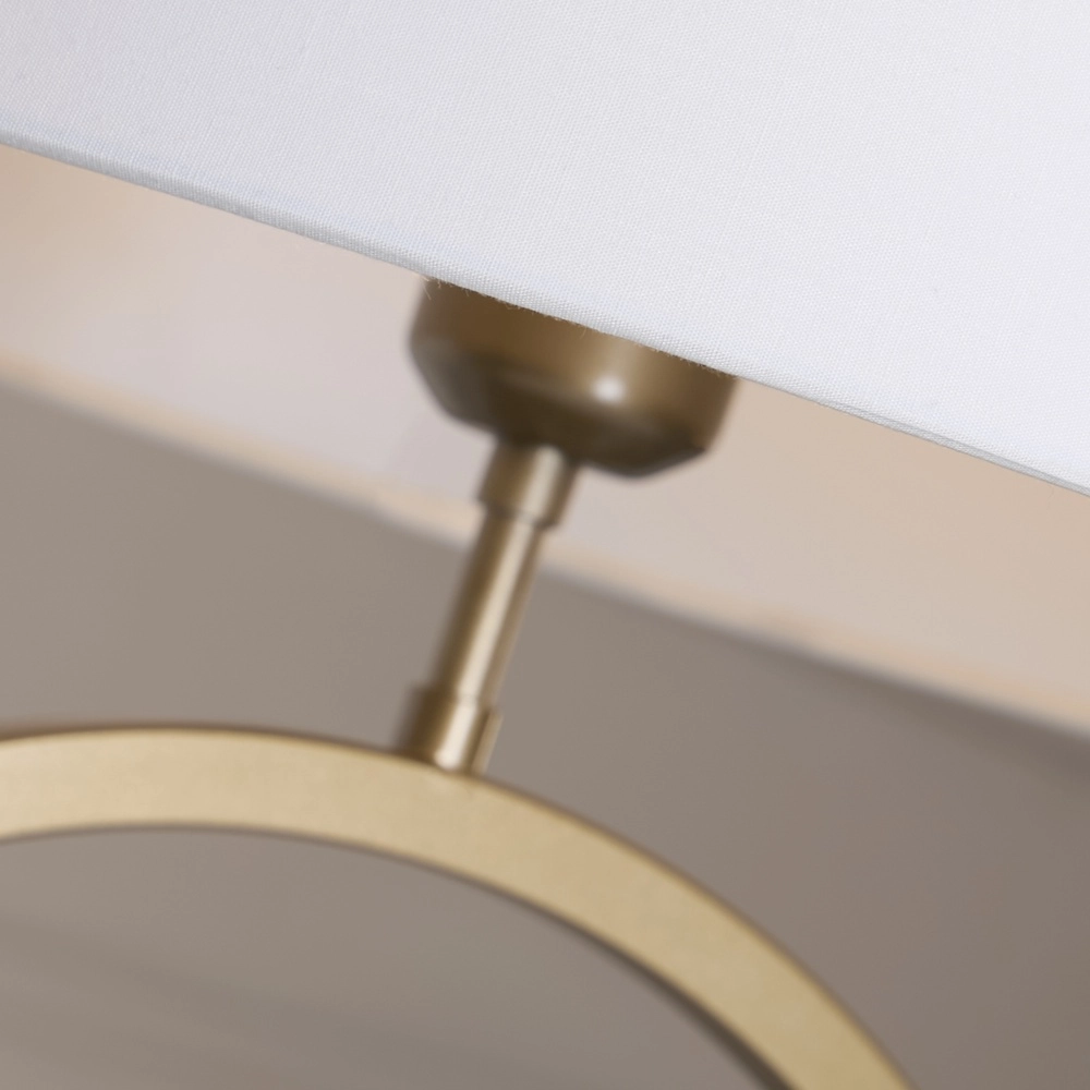 Table lamp Elegant bronze with white cap Searchlight 5053423305004