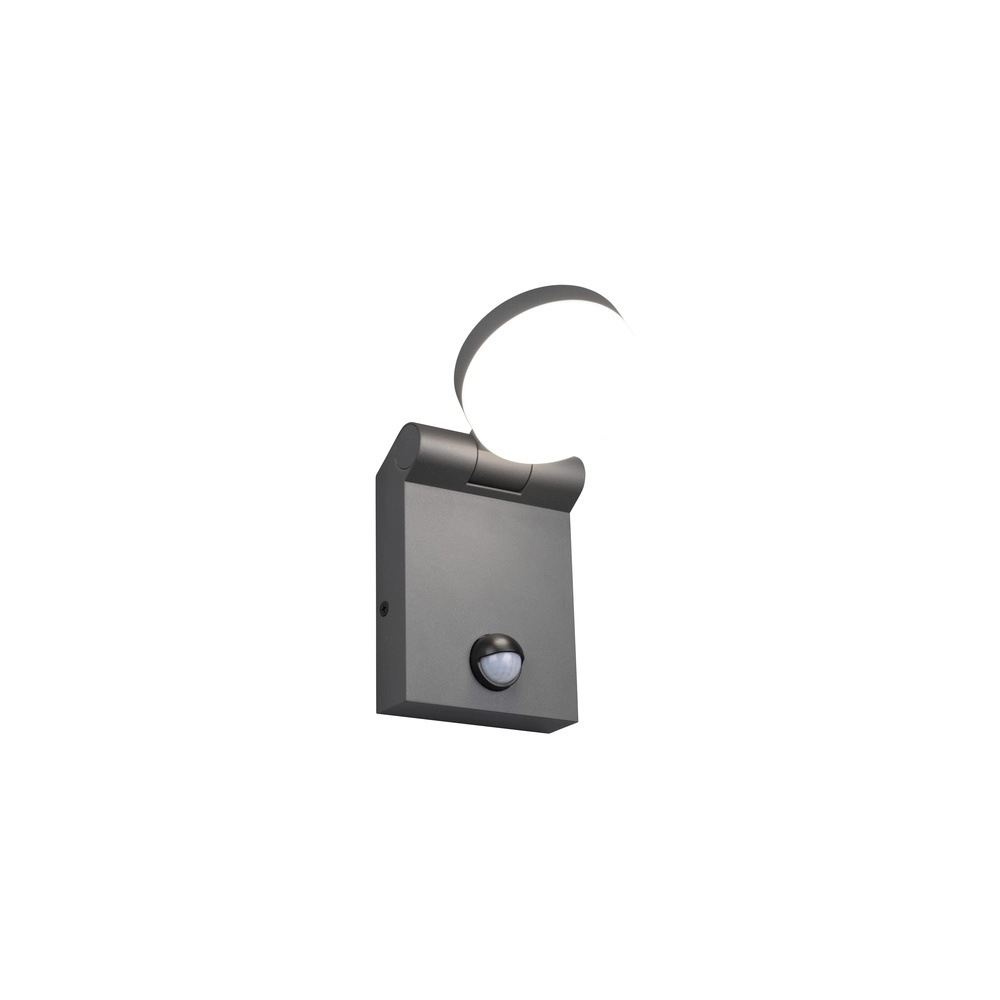 Sleek wall lamp Adour anthracite with sensor Trio 4017807603408