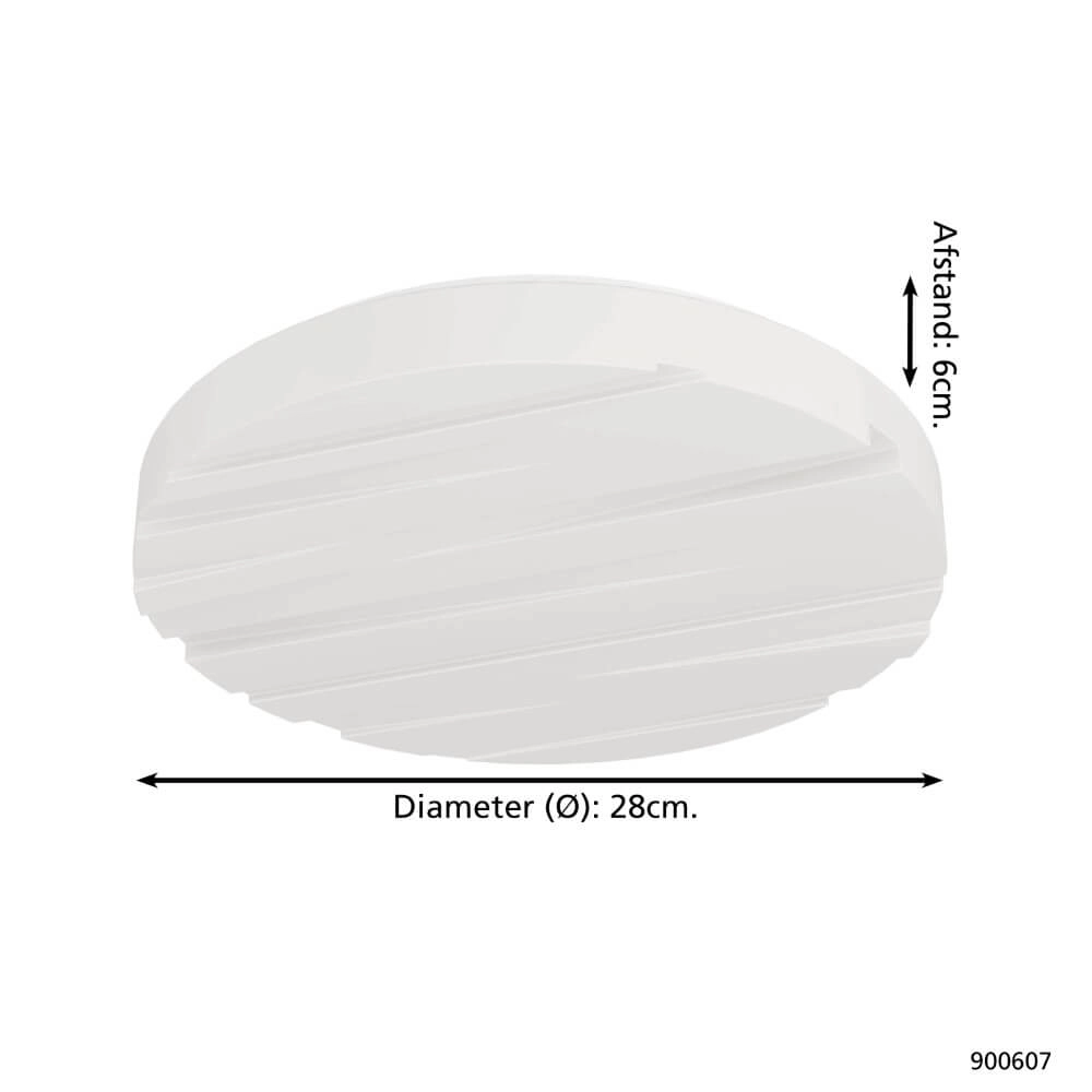 Modern LED ceiling light Ferentino Ø 28cm Eglo 9008606245055