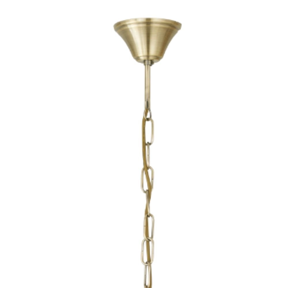 Pendant lamp Savoy 6-light old brass Eglo 9002759827496