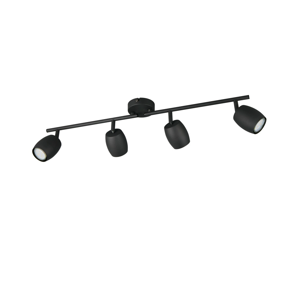 Ceiling lamp Nancy 4-light black Trio 4017807657005