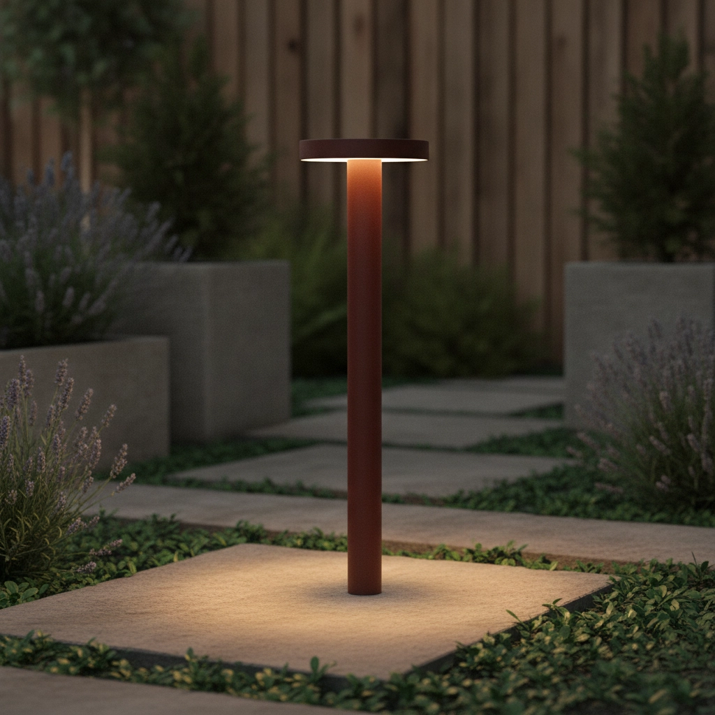 Garden lamp Mood 40cm rust brown