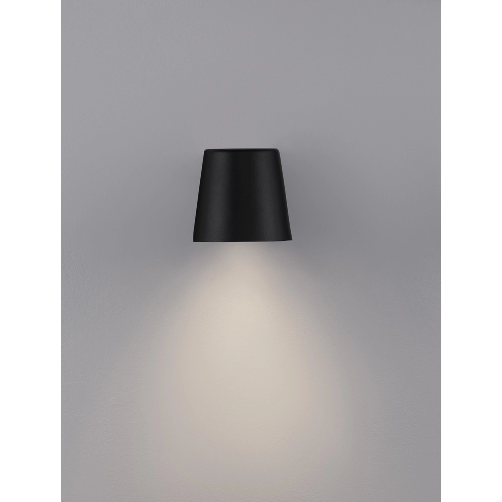 Surface-mounted spot Ovi black