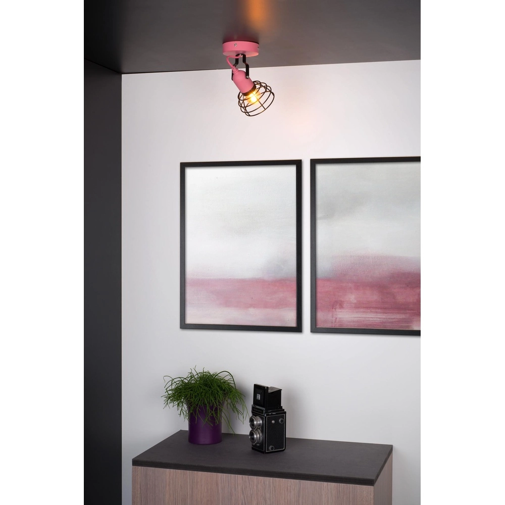 Ceiling lamp Pola pink Lucide 5411212083005