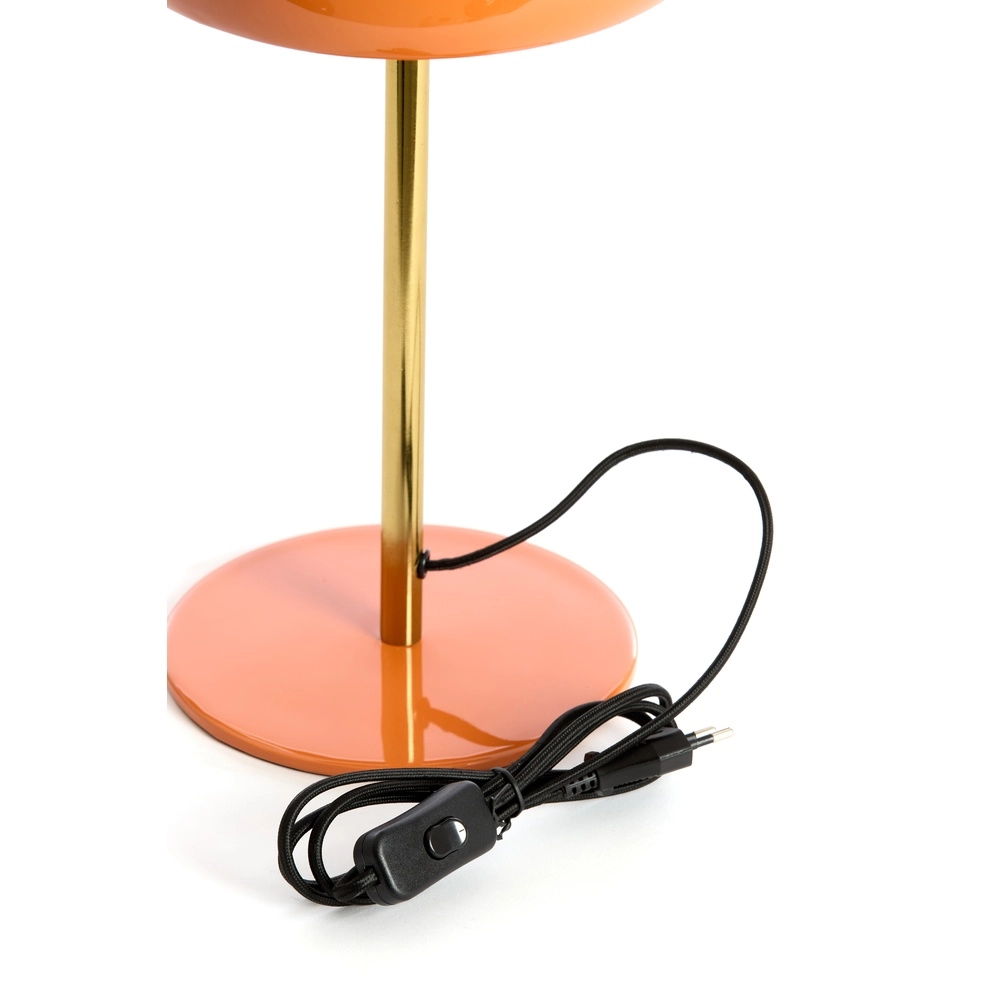 Table lamp Surin Ø 23cm - gloss orange with gold Light & Living 8717807740955