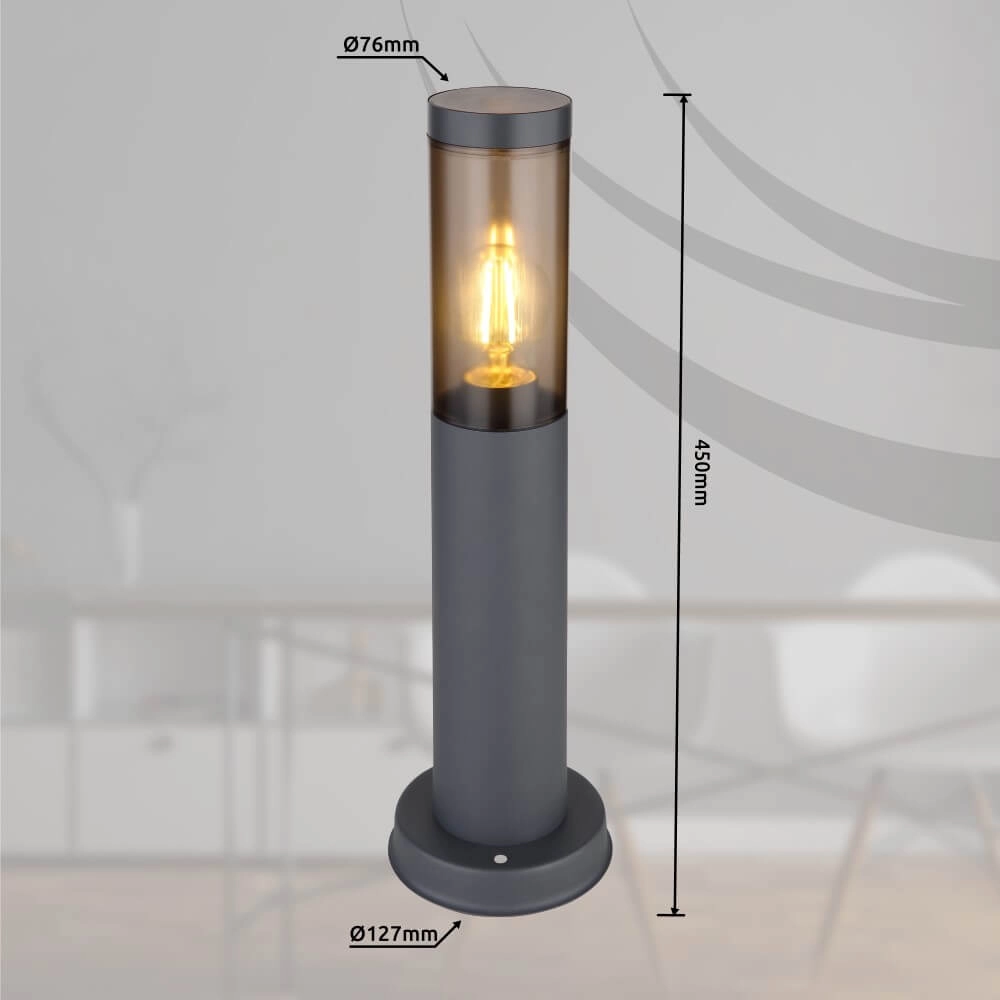 Anthracite terrace lamp Boston Globo 9007371442720