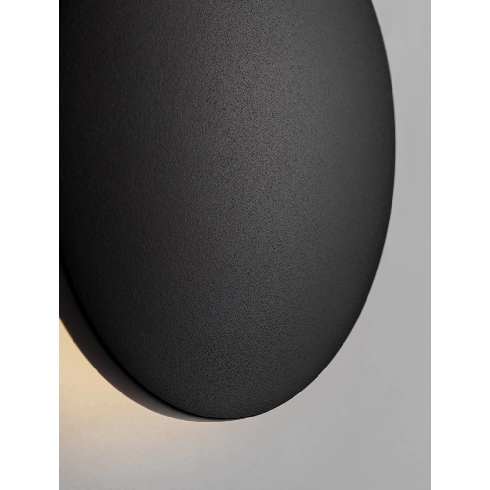 Round wall lamp Copper black Ø 13.5cm Lyora 5212017447326