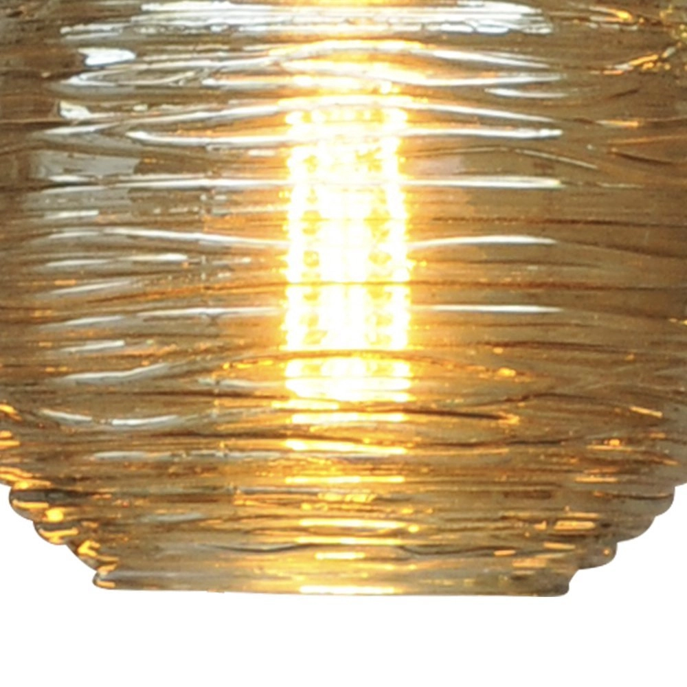 Black wall lamp Quinto with striped glass Masterlight 8718121247687
