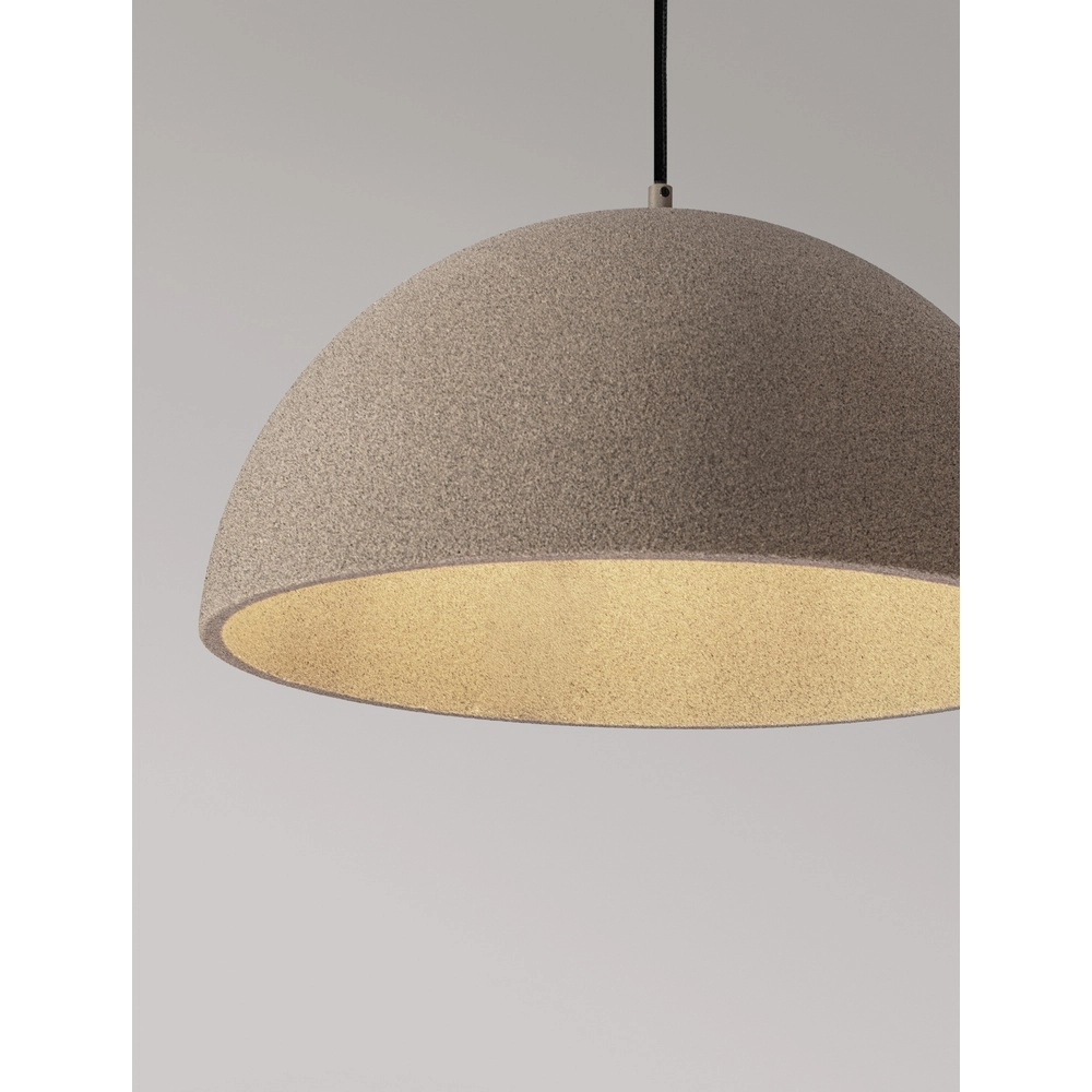 Pendant lamp Starla brown Ø 50cm Lyora 5212017476807