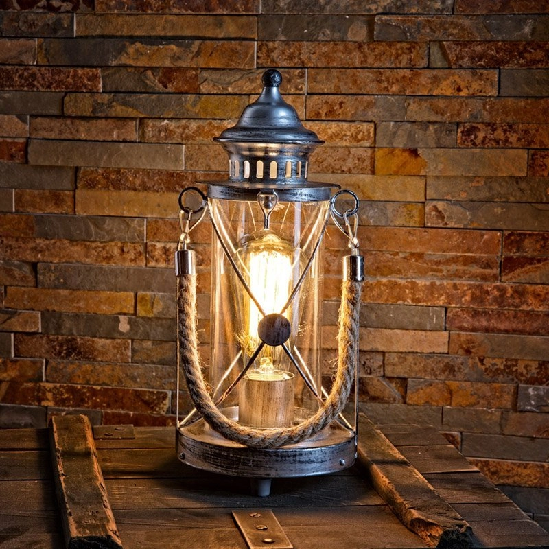 Table lamp Bradford antique silver Eglo 9002759492847