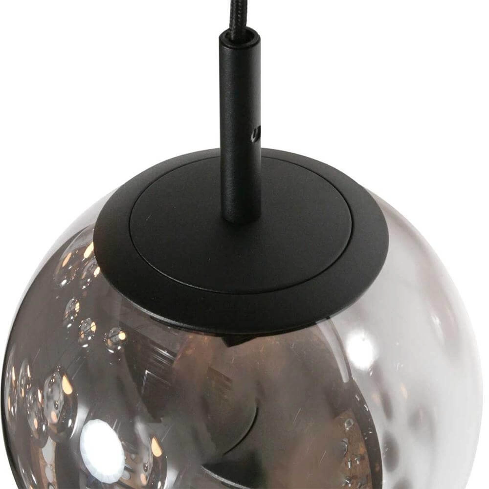 Vide pendant lamp Bollique Black 12-lights Steinhauer 8712746177930