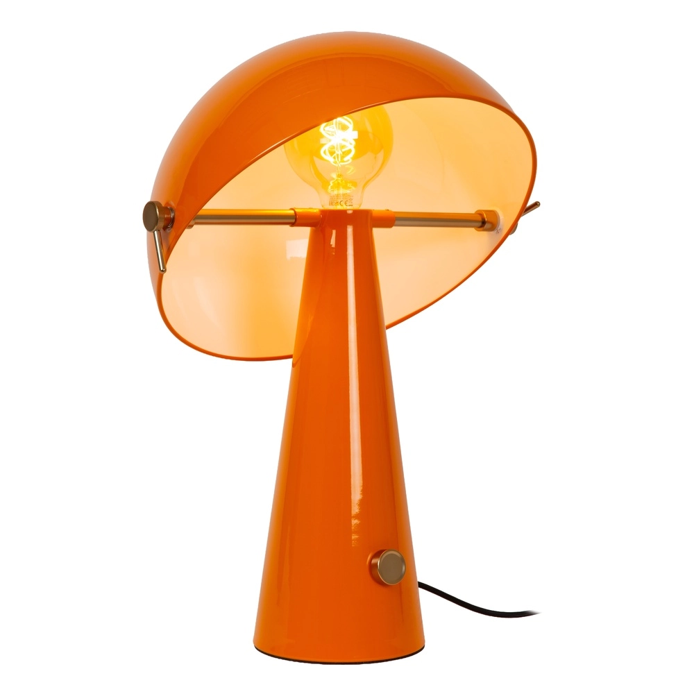 Table lamp Barone orange Ø 38cm