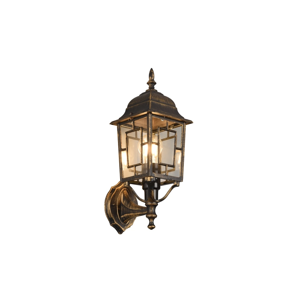 Classic wall lamp Volturno antique brown