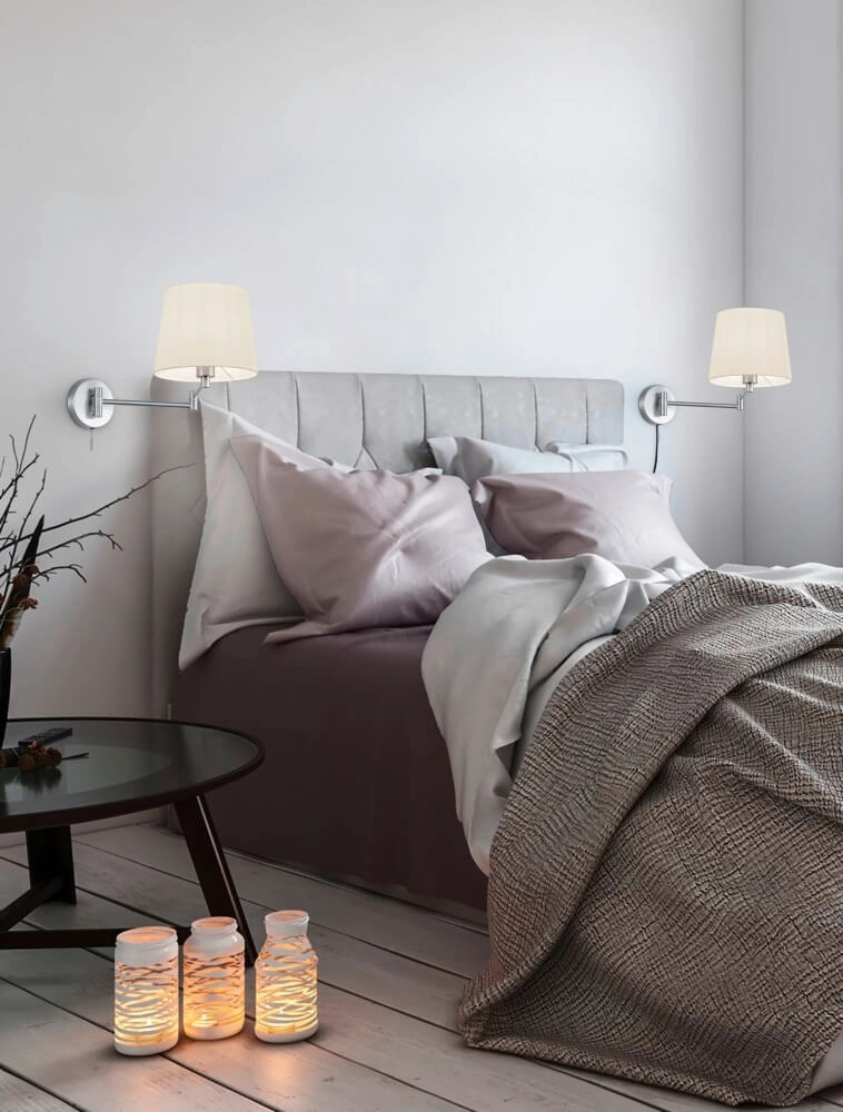 Wall lamp Lyon nickel matt Trio 4017807398564