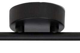 Black surface-mounted spotlight Blacky Brilliant 4004353286476