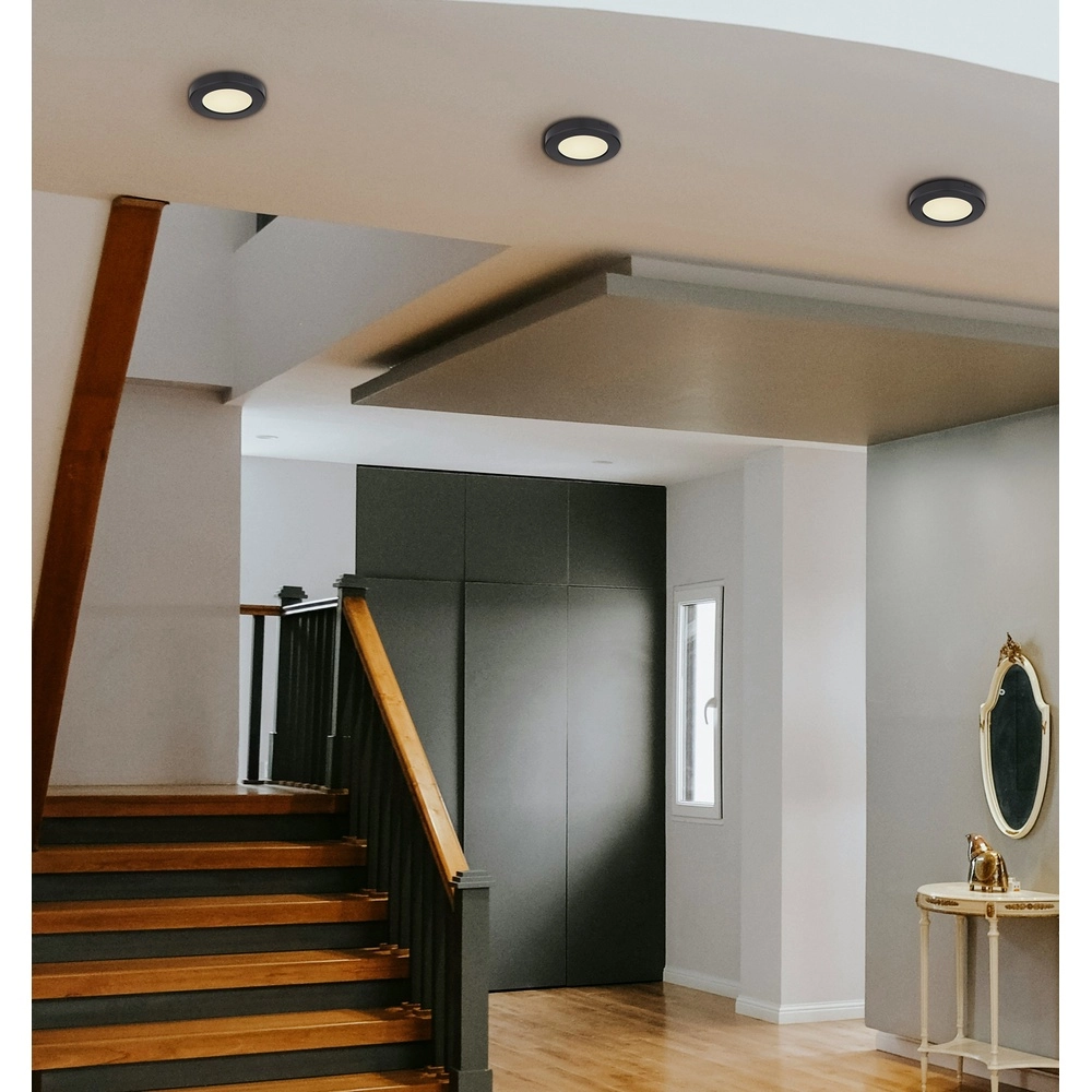 Design ceiling light Lasse black Ø 12.6cm Globo 9007371411023