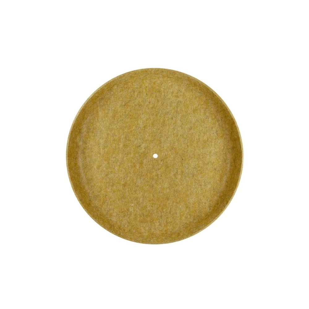 Felt hood Grip! Flat Ø 50 x 6.2cm ochre yellow