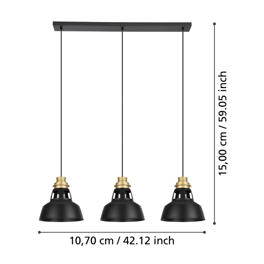 Dining table hanging lamp Espinardo rural Stars of Light 9008606243365