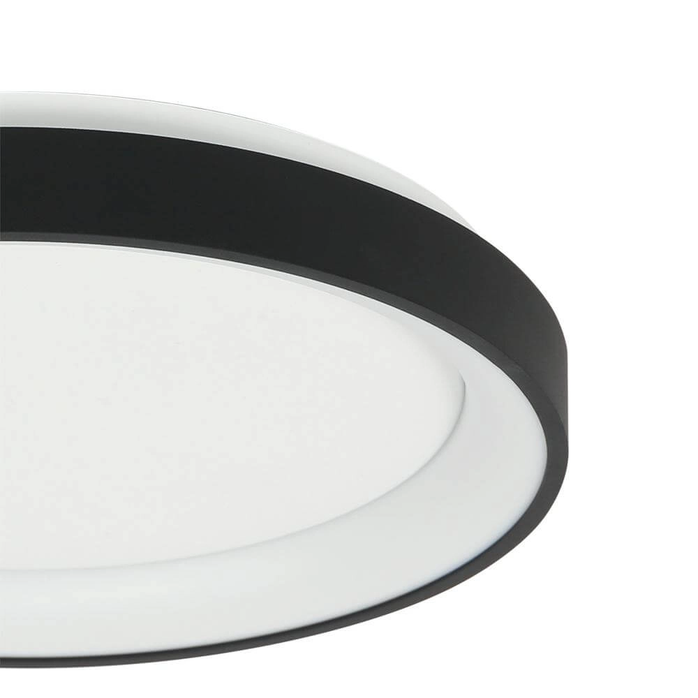 Ceiling lamp Ringlede design black Ø 38cm Steinhauer 8712746171952