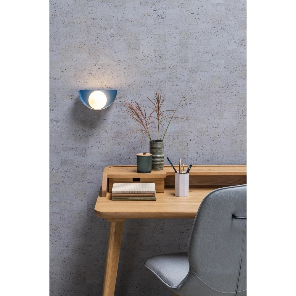 Design wall lamp Benni blue Lucide 5411212451859