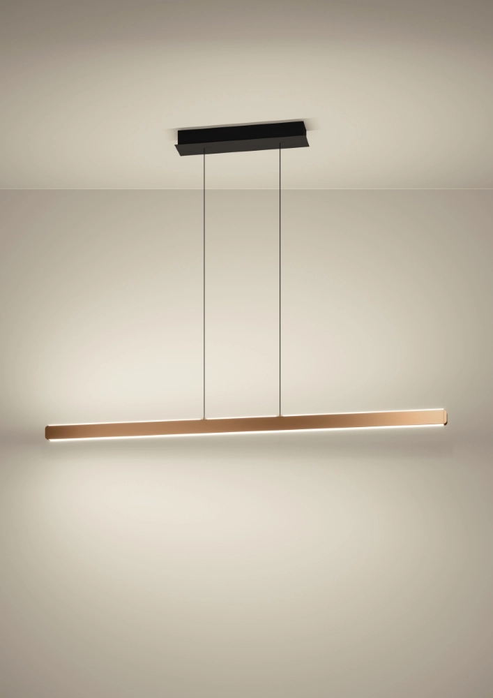 Sleek pendant lamp Ciggiano gold Stars of Light 9008606357864