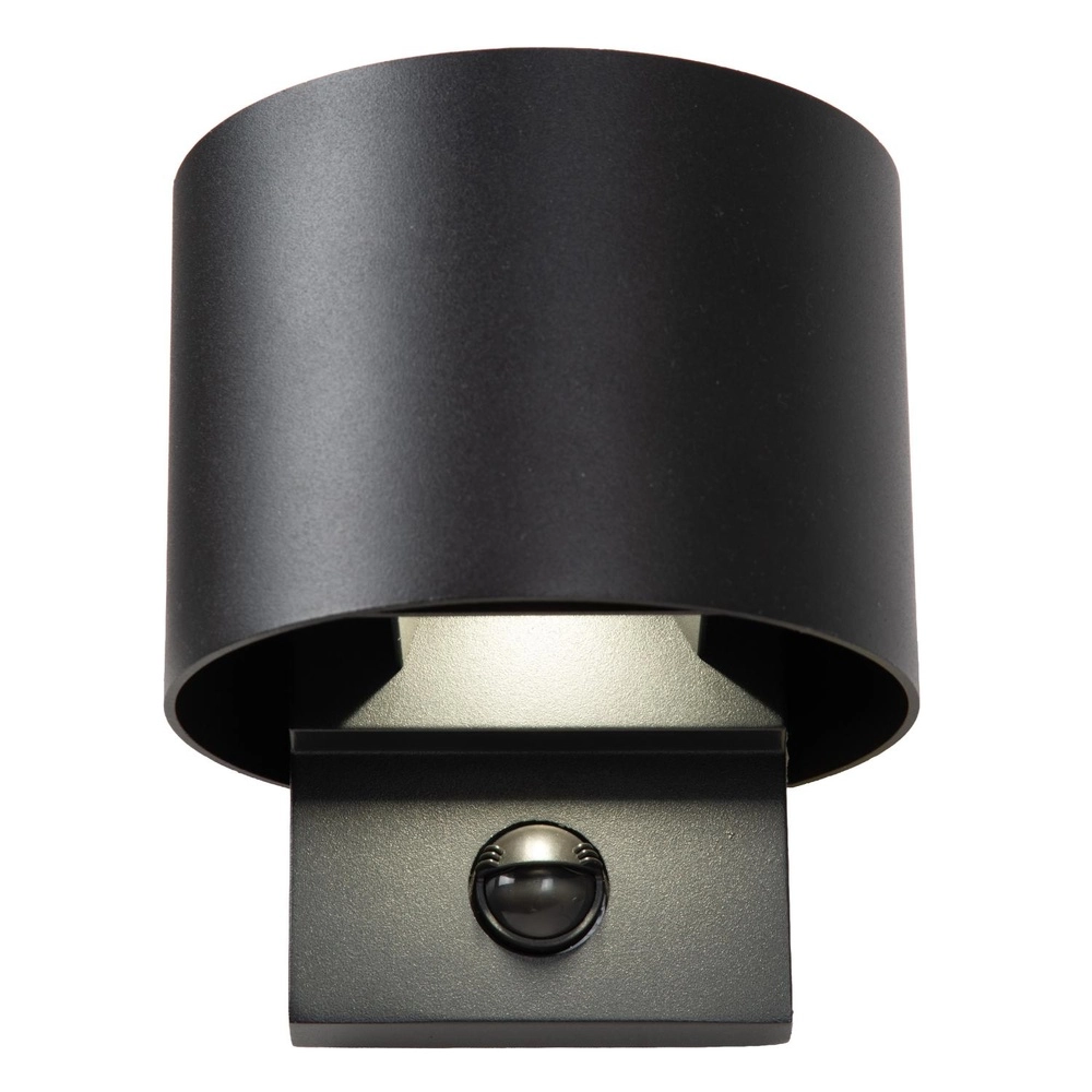 Round wall lamp Tadzio with sensor black Lucide 5411212690272