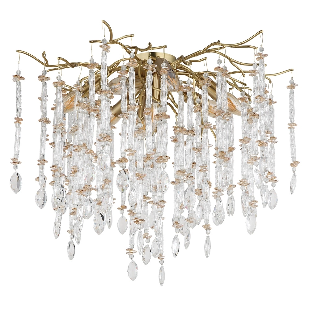 Ceiling lamp Gloria Ø 60cm gold Globo 9007371566983