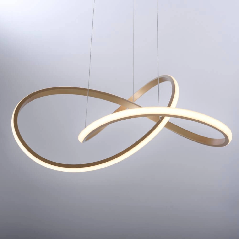Pendant lamp Maria brass Just Light 4043689985578
