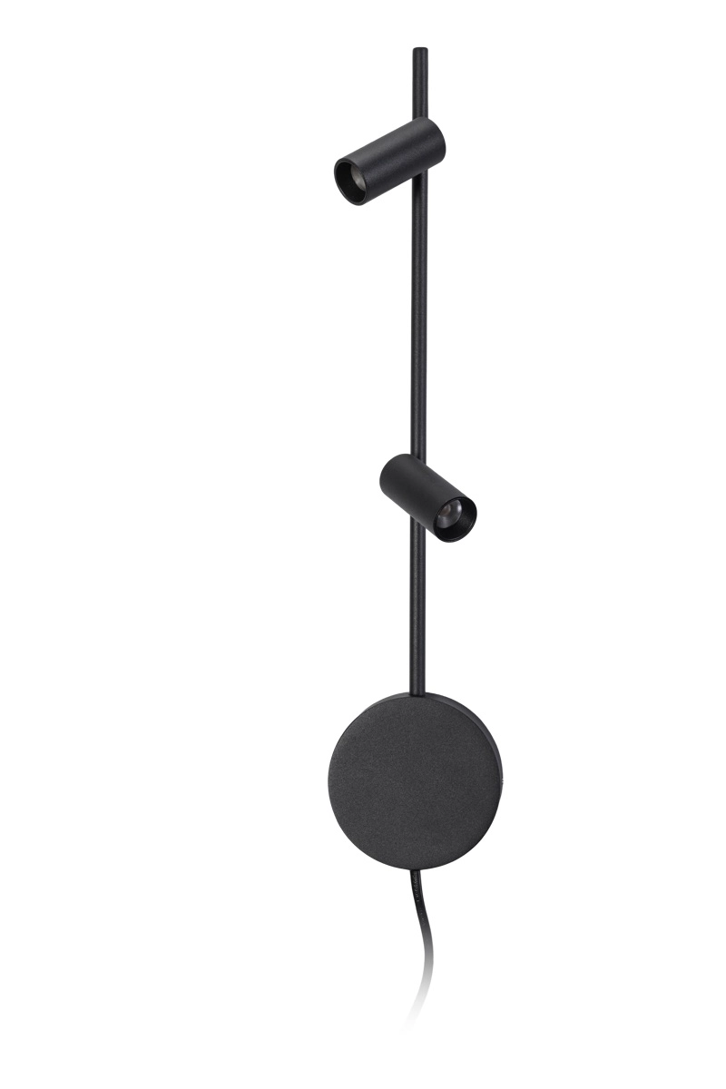 Led wall reading lamp Minora 2x LED - Black