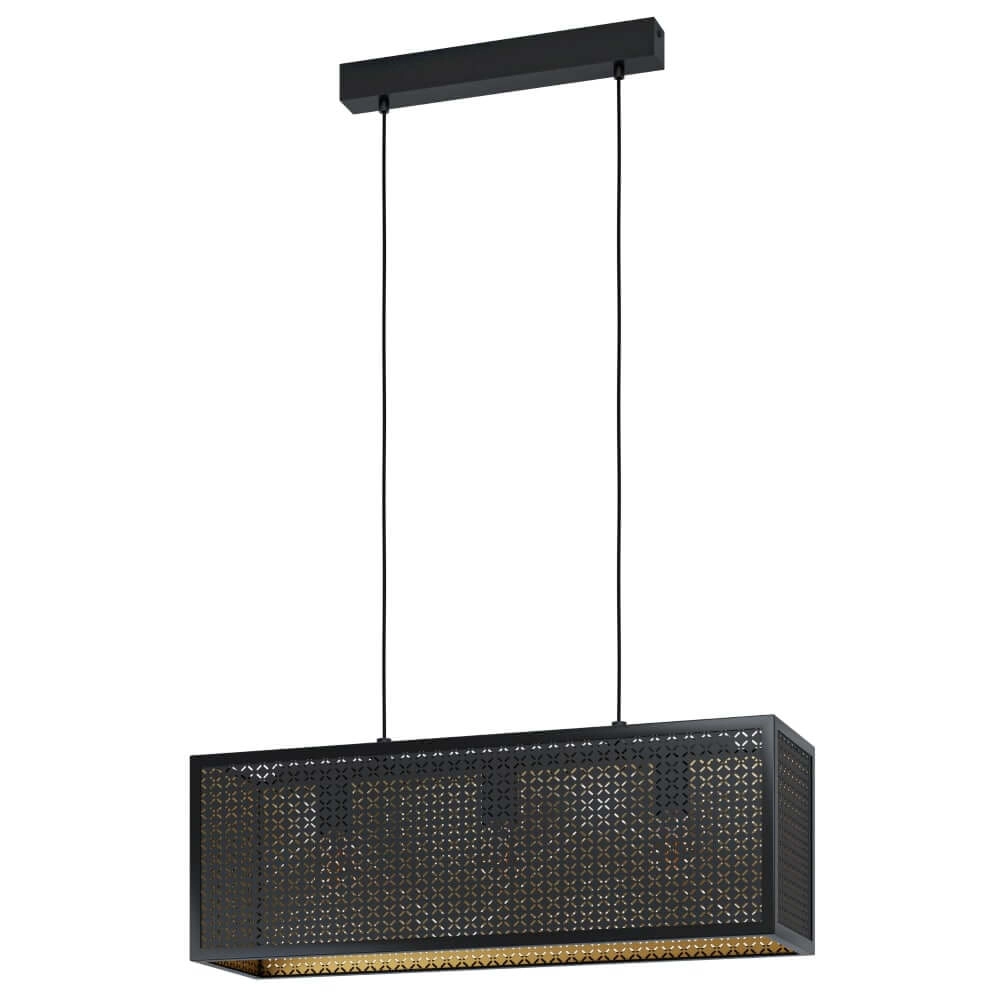 Black hanging lamp Sallicano