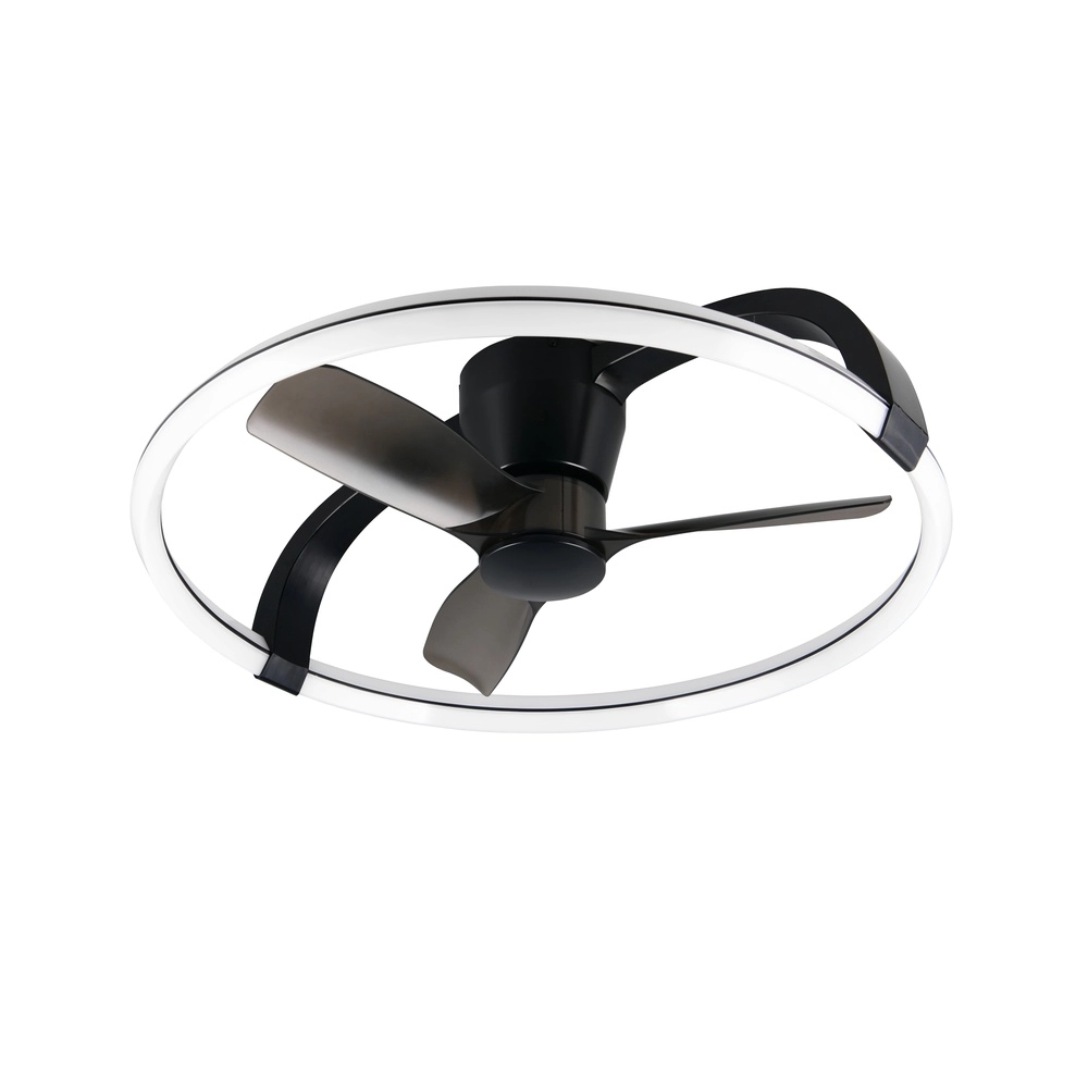 Smarthome fan Stockholm black Ø 73,5 Tuya Trio 4017807693133