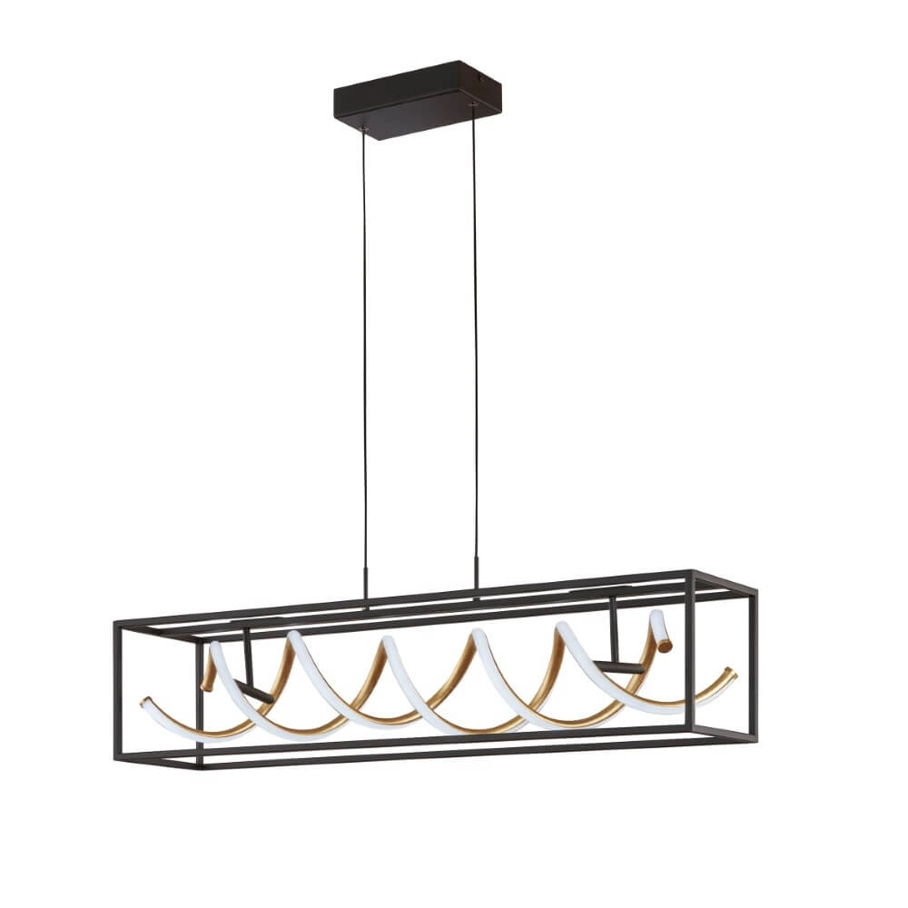 Design hanging lamp Gian black led