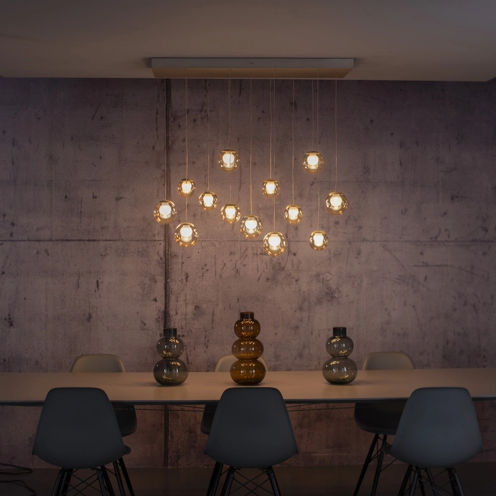 13-light pendant lamp Pure Popup Bronce Paul Neuhaus 4012248398319