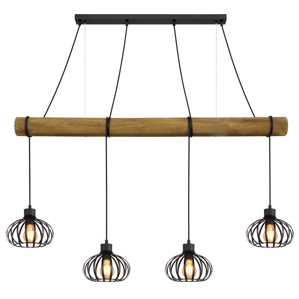 4-light pendant lamp Caldwell dining table Globo 9007371580590
