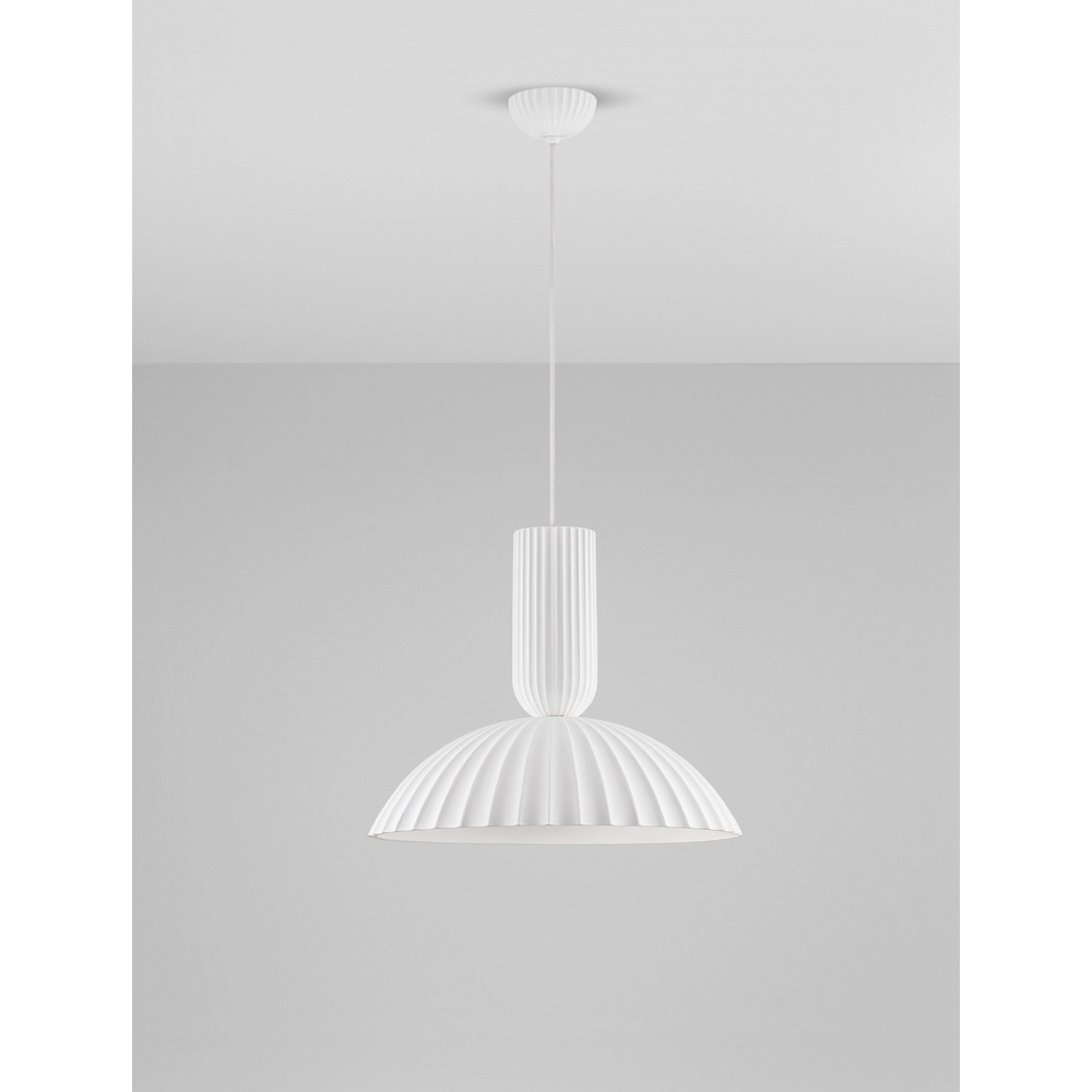 Pendant lamp Ammos white plaster Lyora 5212017469014