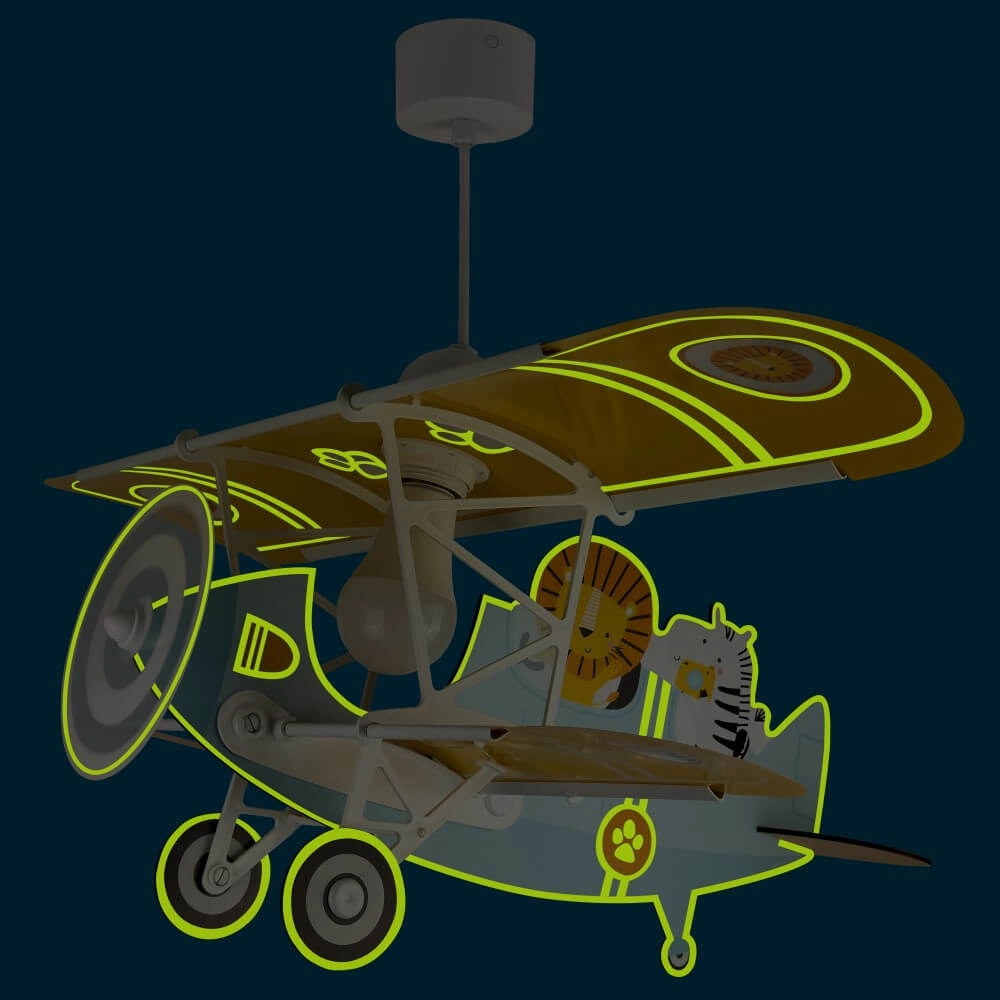 Children's pendant lamp Plane with lion Dalber 8420406546025