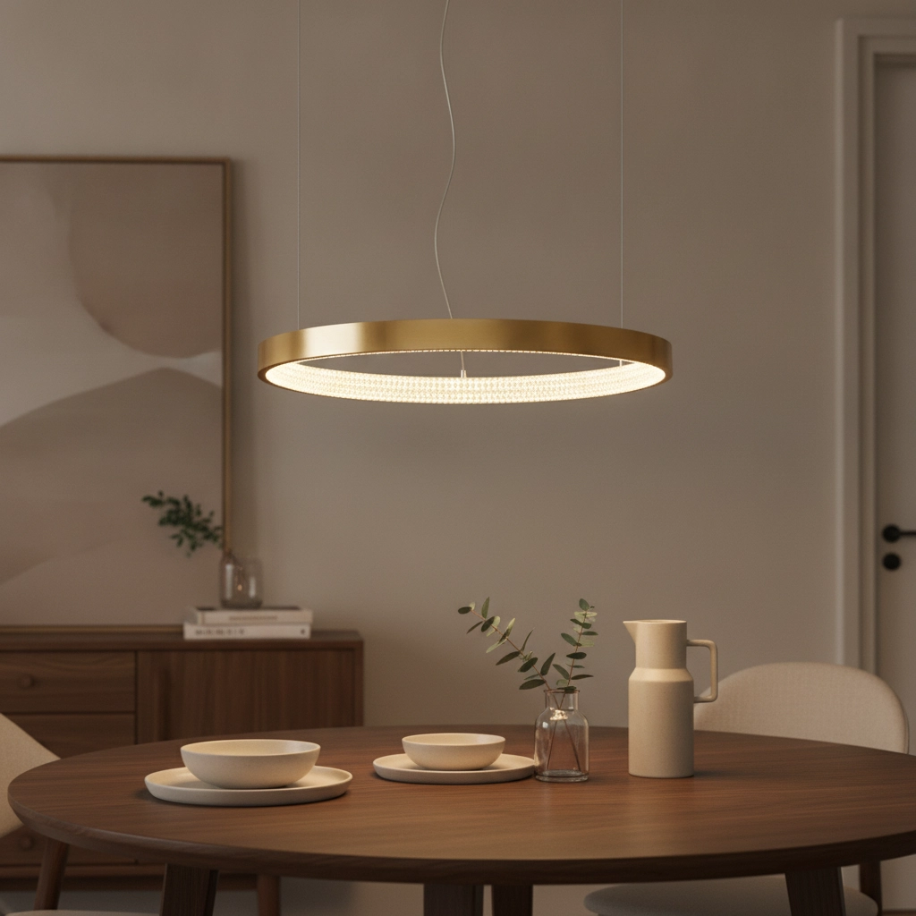 Pendant lamp Preston gold Ø 60cm