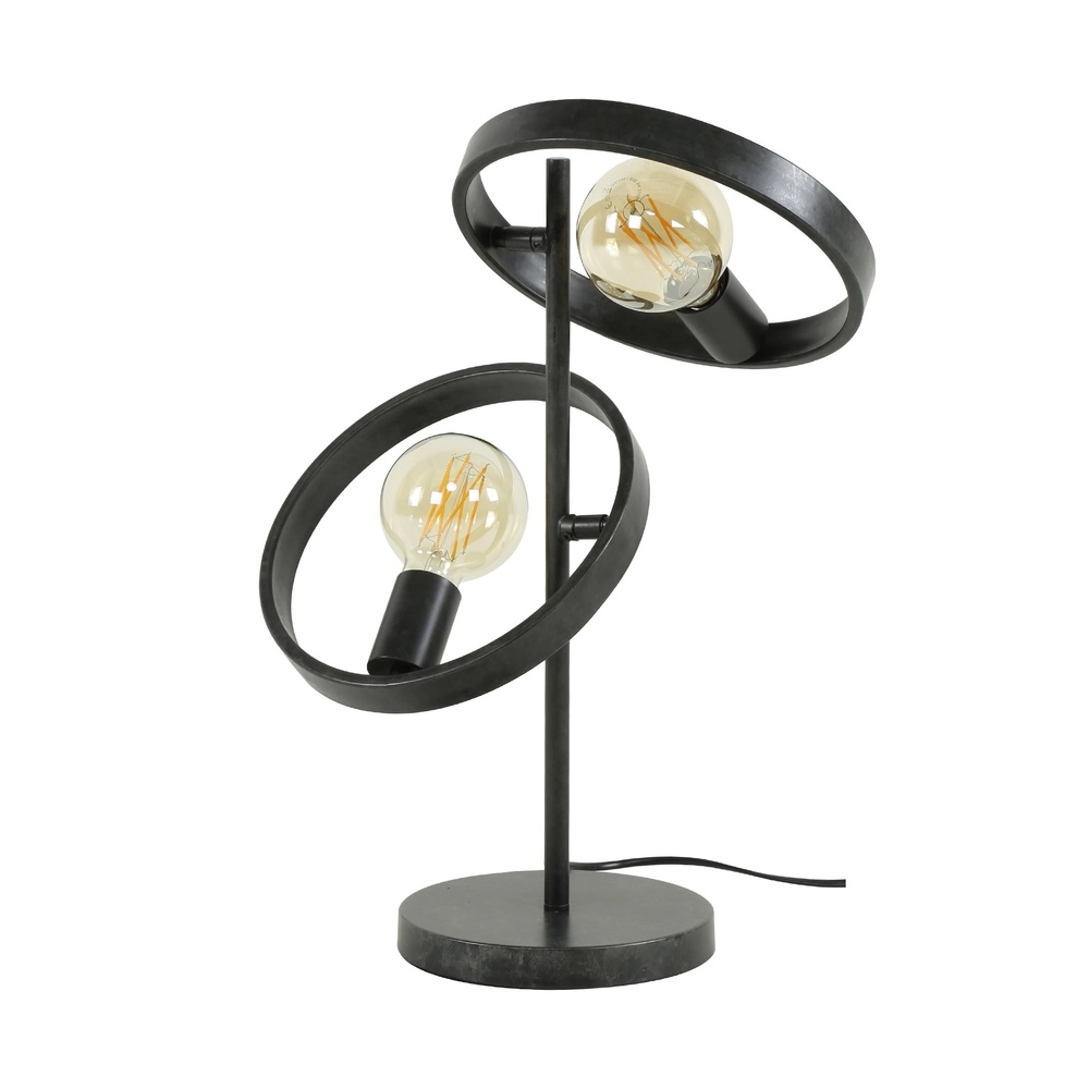 Rings table lamp Hover 53cm high - charcoal Lyora 8716803513297