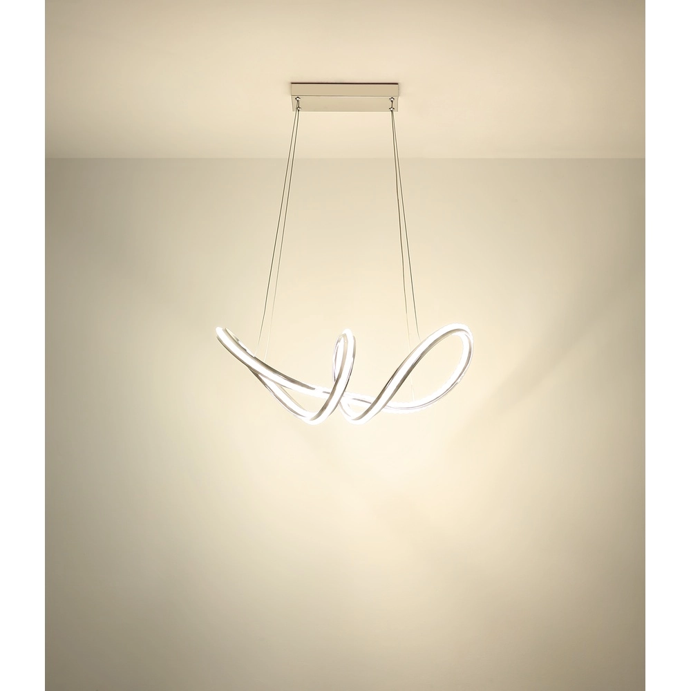 Modern pendant lamp Evangeline chrome Globo 9007371583201