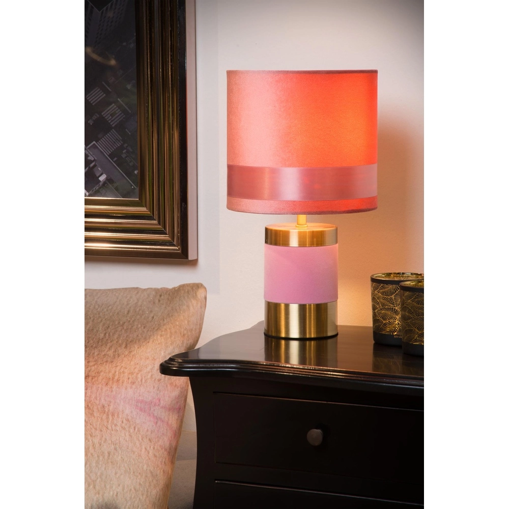 Design table lamp Extravaganza Frizzle pink Lucide 5411212105288