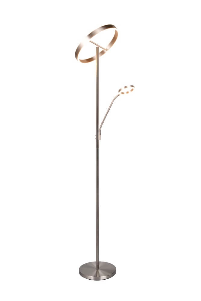 Design reading lamp Willis Stainless Steel - 180cm Trio 4017807618129