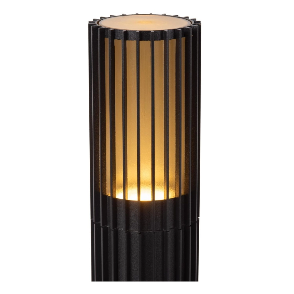 Pedestal lamp Timbala Black Lucide 5411212114020