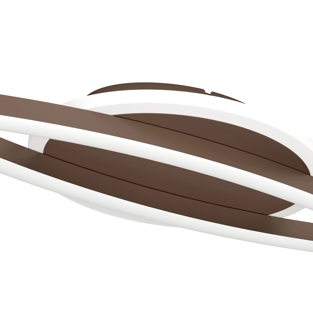 Ceiling lamp Lungolago LED - bronze - round Eglo 9008606316069