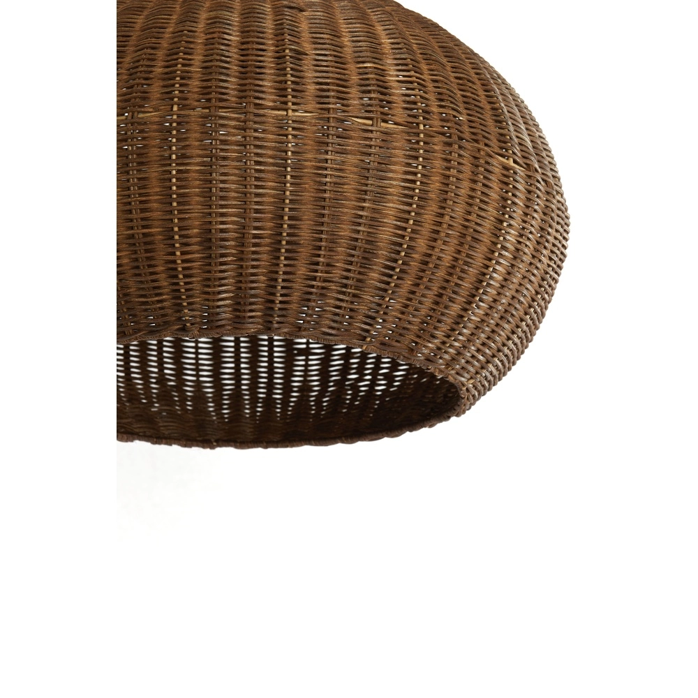 Rattan pendant lamp Melzor Ø 45cm - dark brown Light & Living 8717807820596