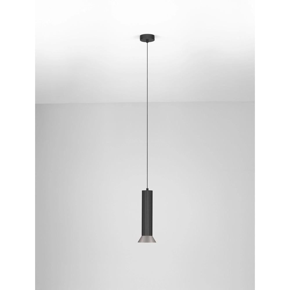 Pendant lamp Luvia black with bronze Lyora 5212017475589