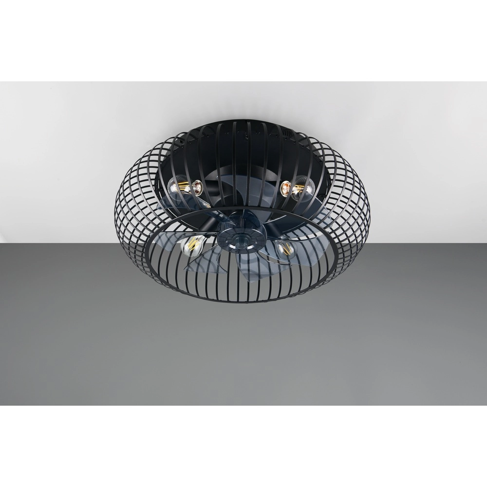 Black fan Johanna Ø 61cm Trio 4017807688115