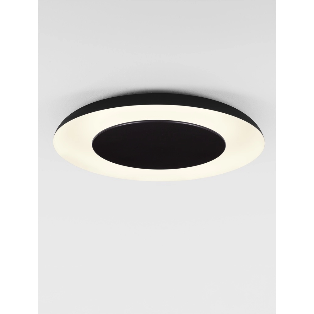 Design ceiling lamp Epos Ø 60cm black with white