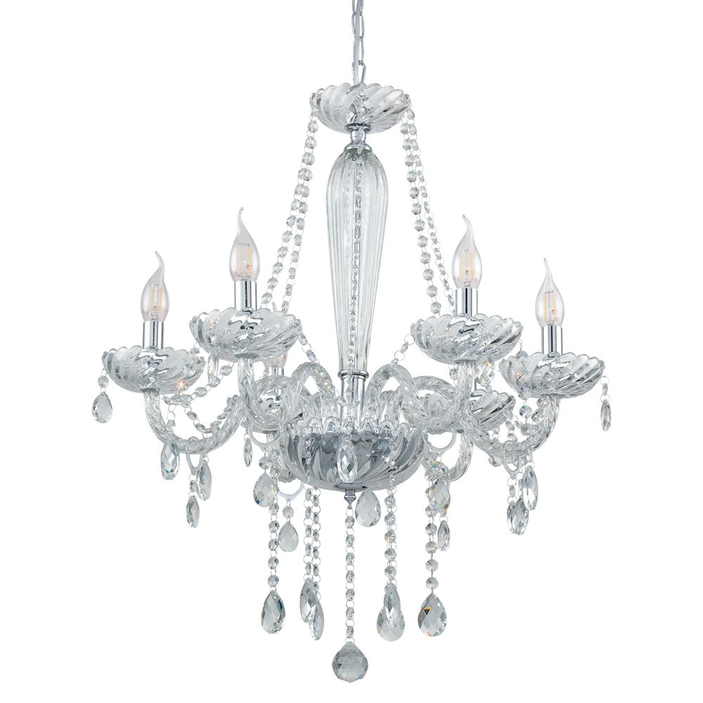 Chandelier Basilano 1 72cm 6-light gray Eglo 9002759390990