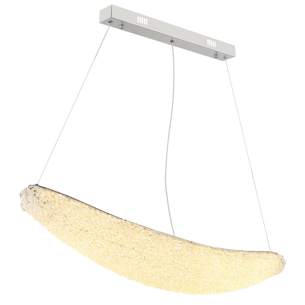 Pendant lamp Kristalla chrome Globo 9007371566785